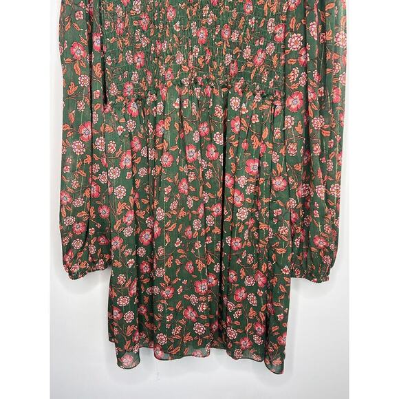 Misa Los Angeles Jessa Floral Print Evergreen Bloom Dress Women's Size S - Picture 5 of 14